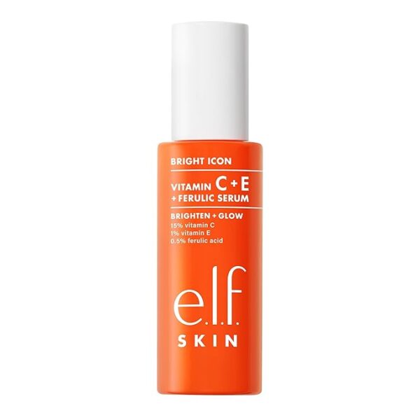 e.l.f. SKIN Bright Icon Vitamin C + E + Ferulic Serum, Brightening & Soothing Face Serum - Image 2
