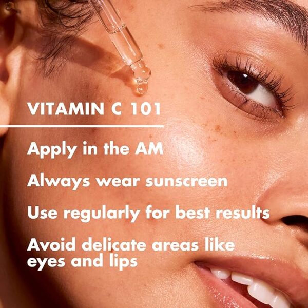 e.l.f. SKIN Bright Icon Vitamin C + E + Ferulic Serum, Brightening & Soothing Face Serum - Image 4
